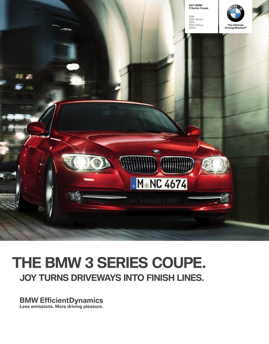 2011 BMW 3-Series Coupe Brochure